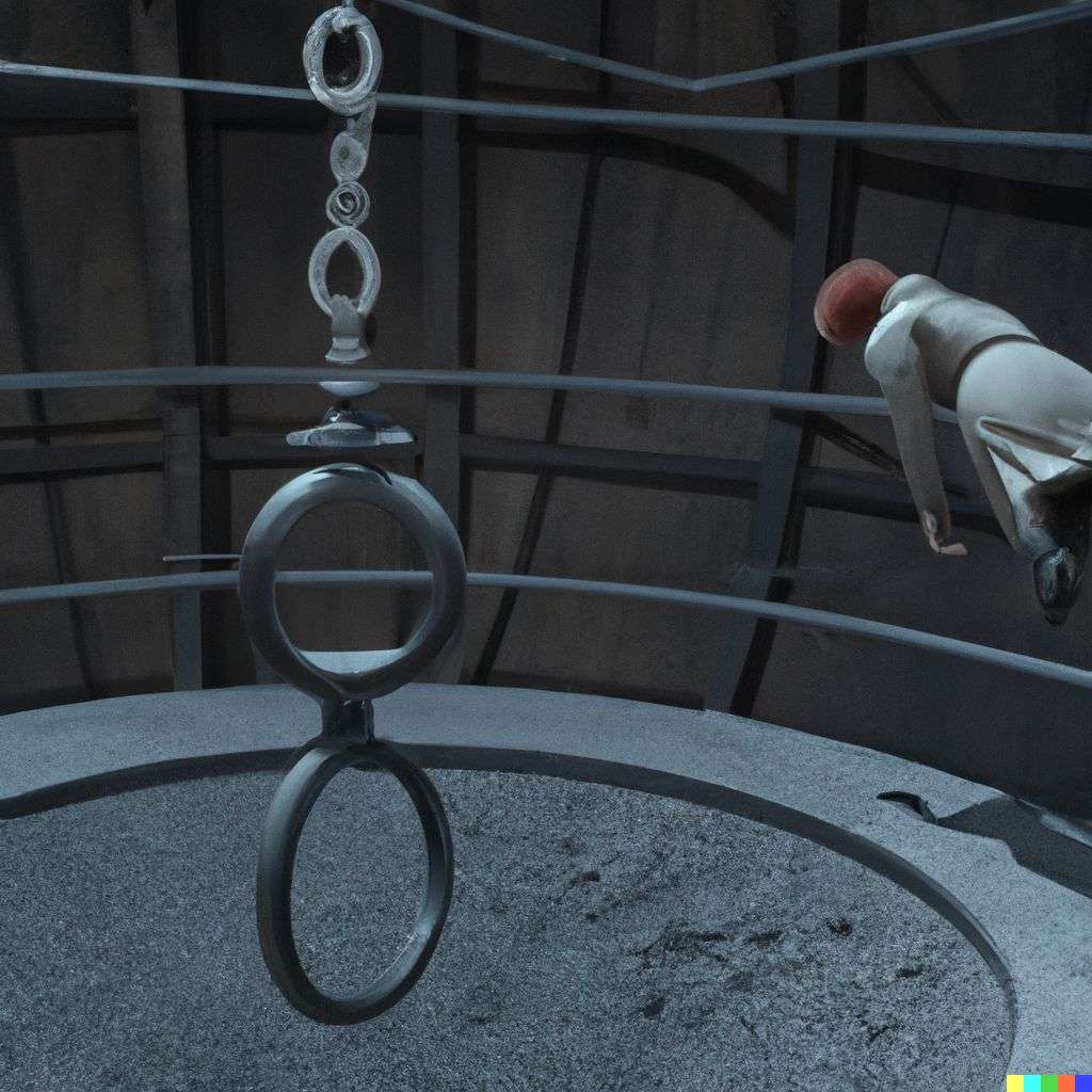 the discovery of gravity, screenshot from Game of Thrones